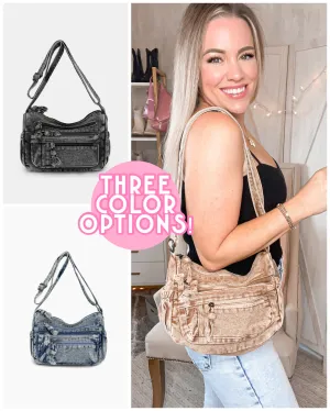 90's Mom Denim Crossbody Bag