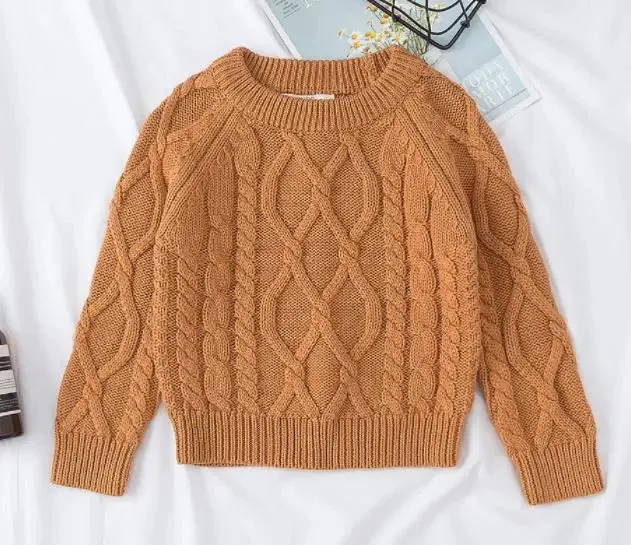 Autumn Baby Boys Girls Sweaters Kids Sweaters Winter Boys Knit Sweater Girls Ripped Sweater Toddler Girls Winter Clothes Boys