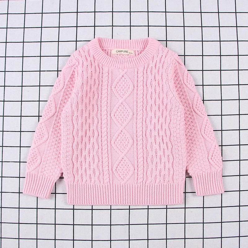 Autumn Baby Boys Girls Sweaters Kids Sweaters Winter Boys Knit Sweater Girls Ripped Sweater Toddler Girls Winter Clothes Boys