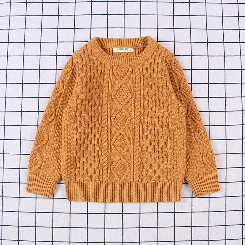 Autumn Baby Boys Girls Sweaters Kids Sweaters Winter Boys Knit Sweater Girls Ripped Sweater Toddler Girls Winter Clothes Boys