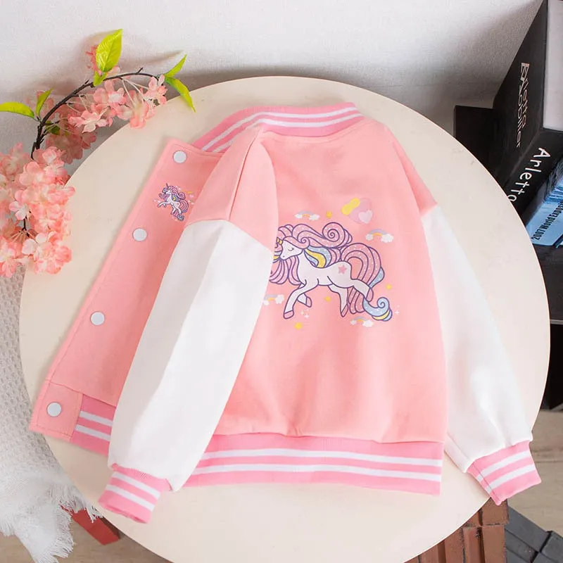 Autumn Unicorn Sports Jacket For Girls