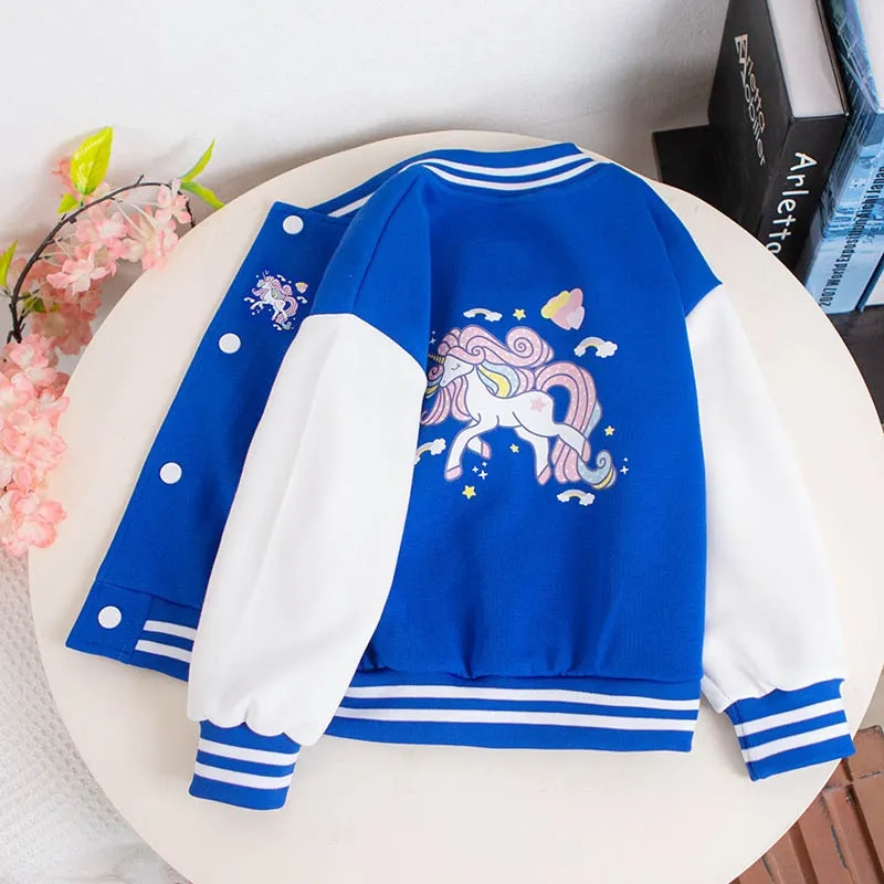 Autumn Unicorn Sports Jacket For Girls