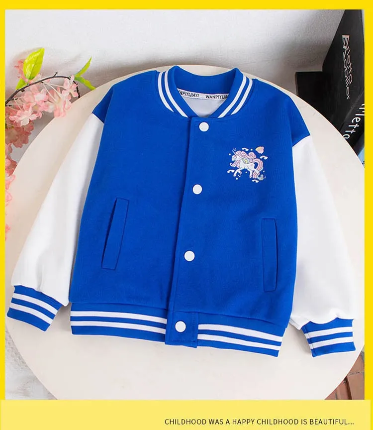 Autumn Unicorn Sports Jacket For Girls