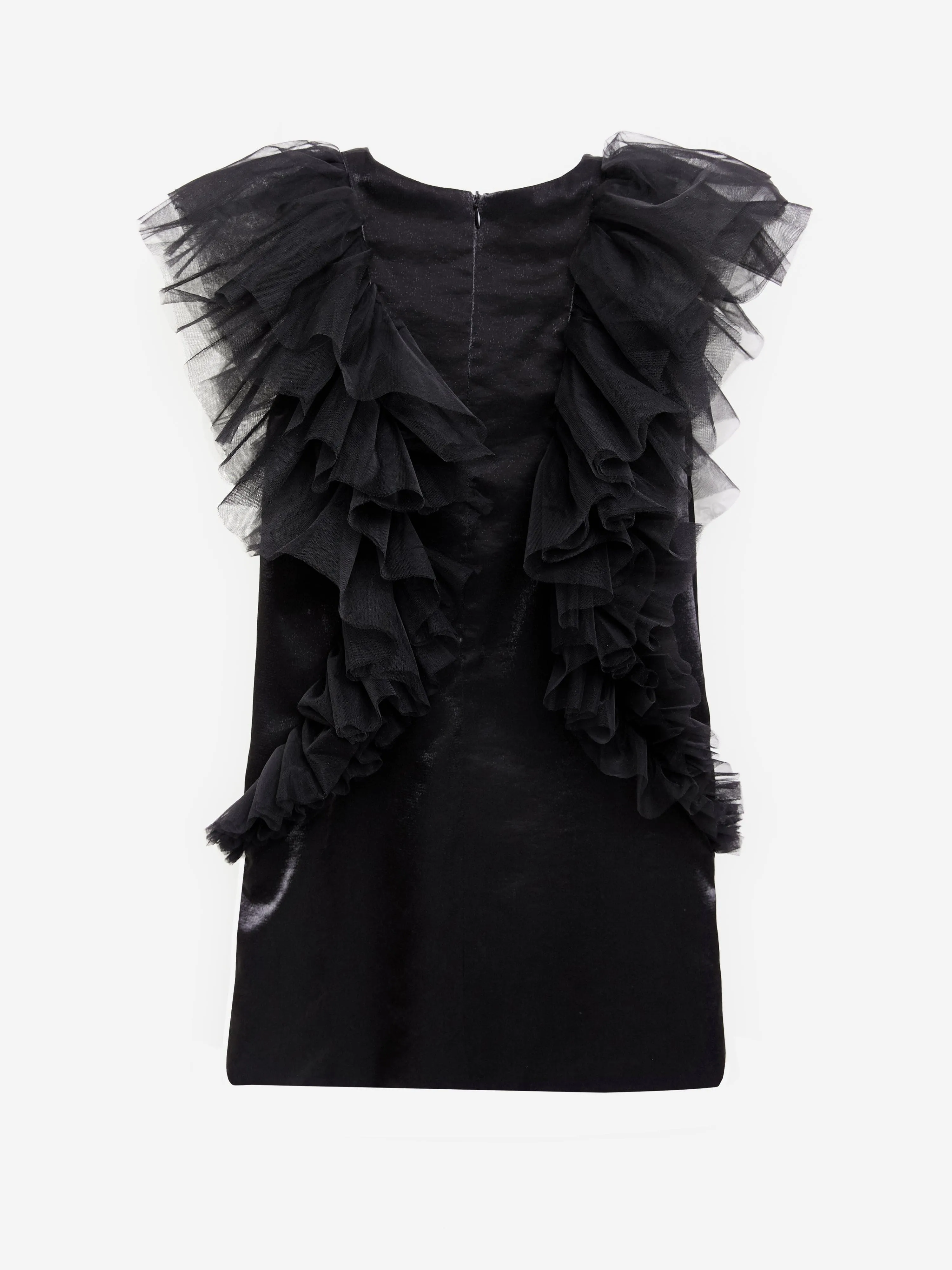 BCBG Girls Ruffle Dress in Black