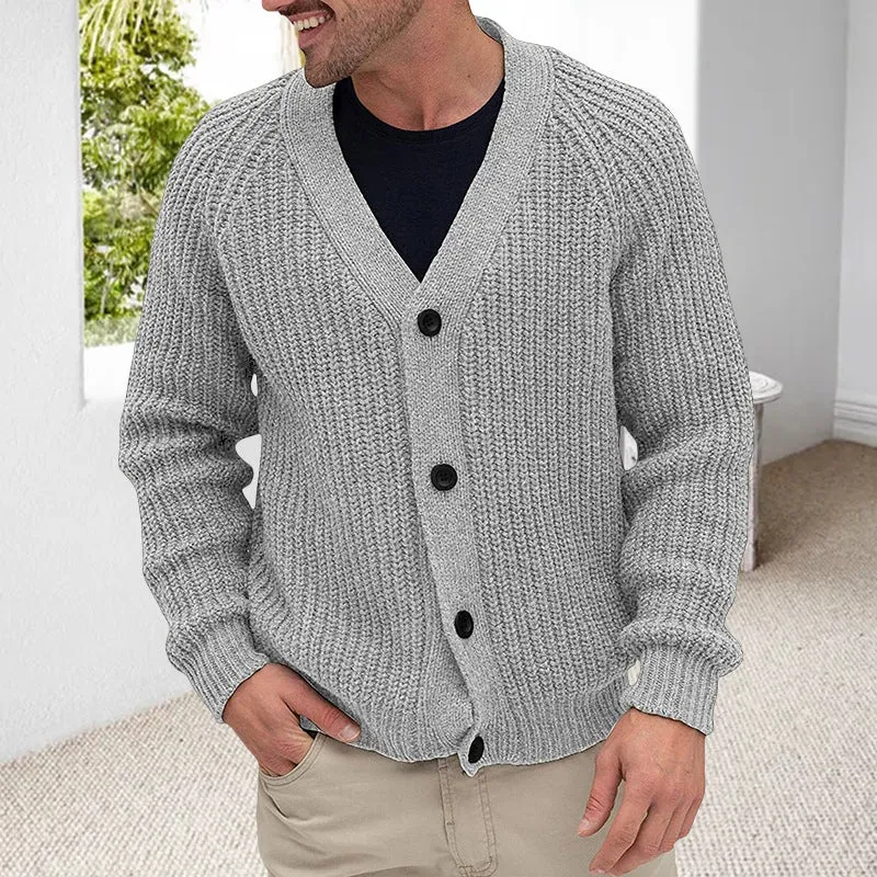 Button-up Knitted Cardigan