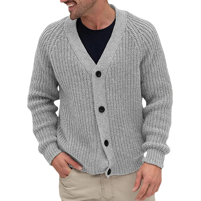 Button-up Knitted Cardigan