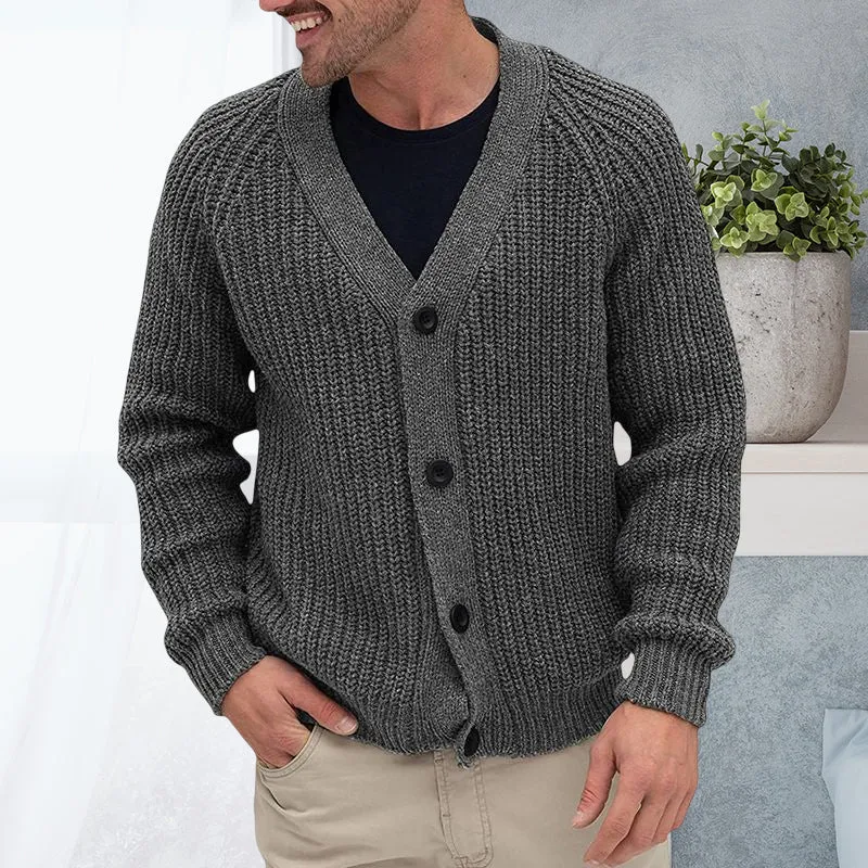 Button-up Knitted Cardigan