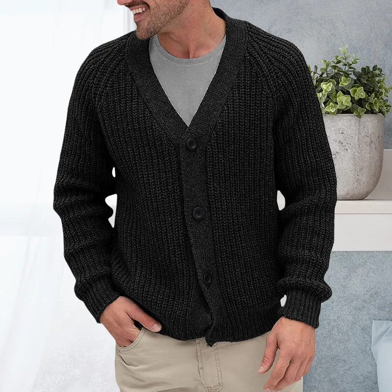 Button-up Knitted Cardigan