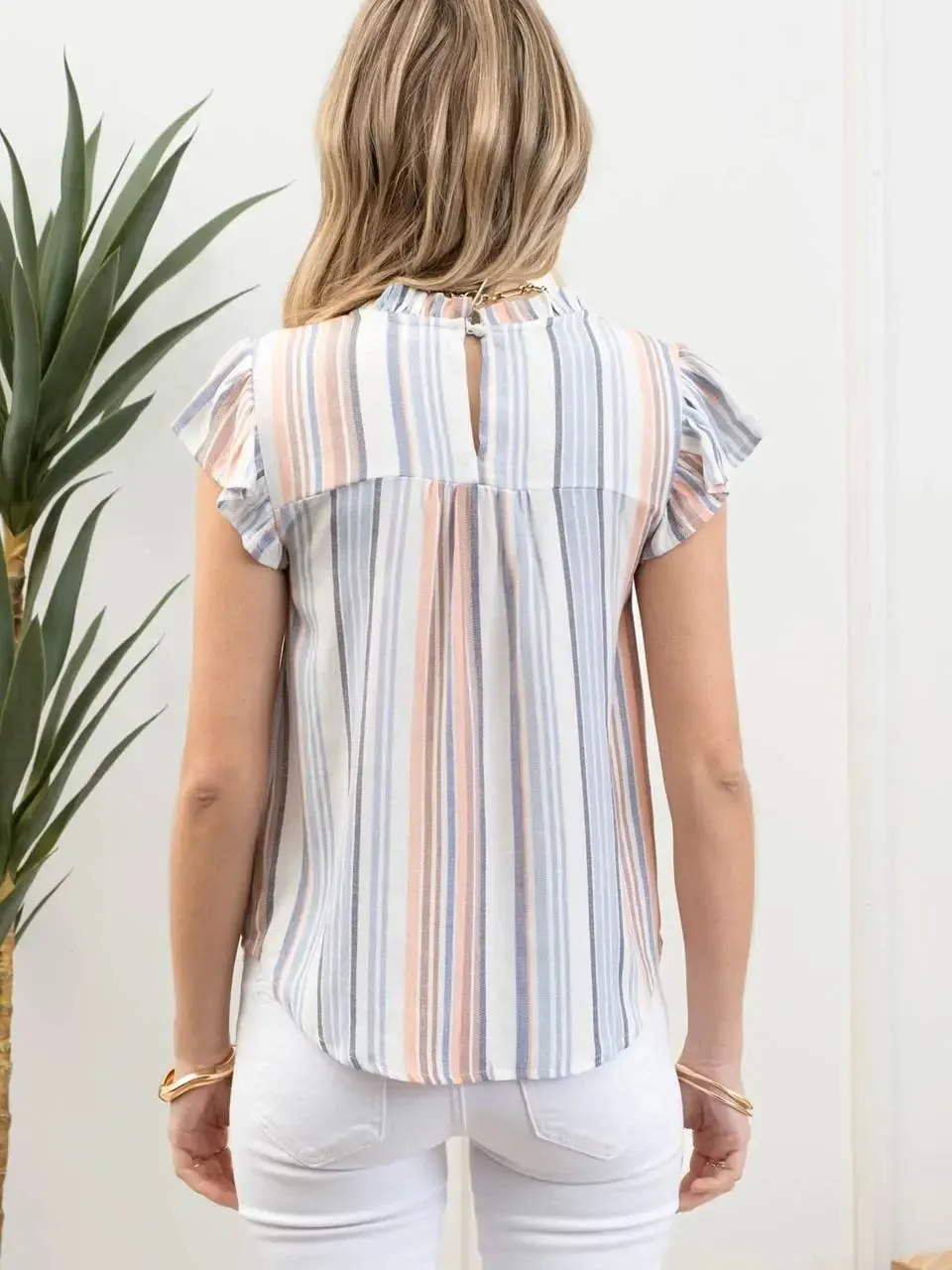 Cheryl Stripe Blouse