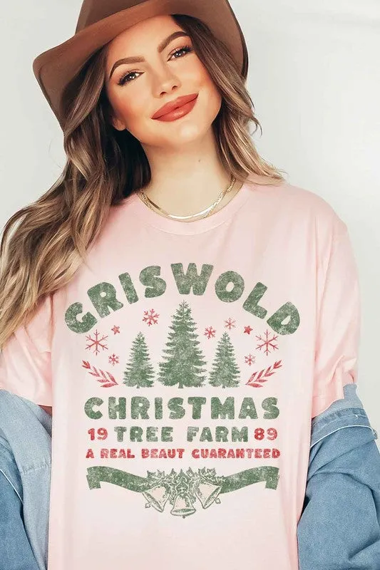 CHRISTMAS TREE FARM GRAPHIC TEE / T SHIRT