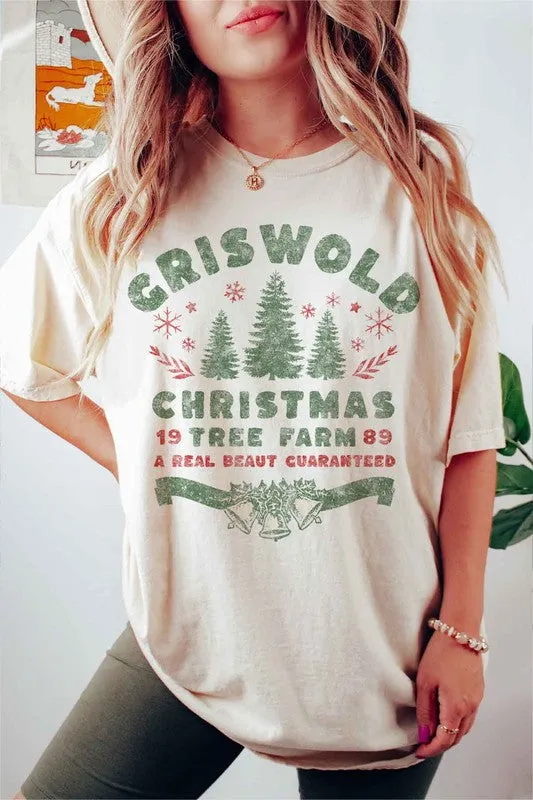 CHRISTMAS TREE FARM GRAPHIC TEE / T SHIRT