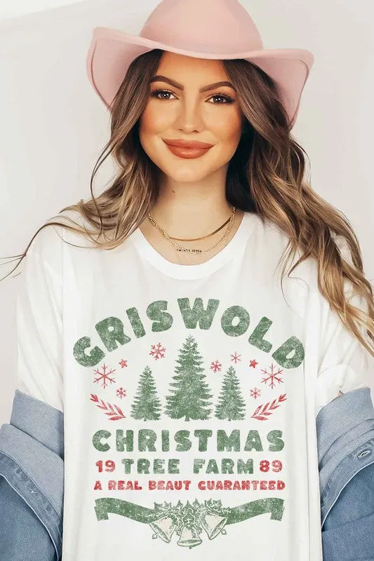 CHRISTMAS TREE FARM GRAPHIC TEE / T SHIRT