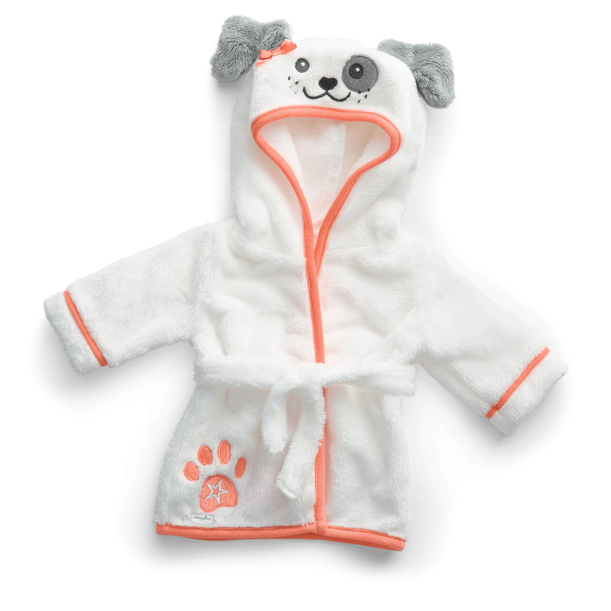 Comfy Puppy Robe Set for Girls & 18-inch Dolls