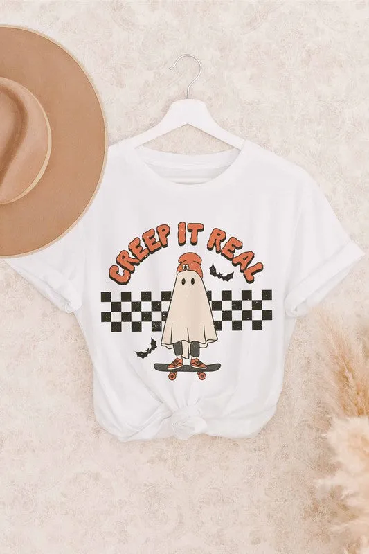 CREEP IT REAL HALLOWEEN GRAPHIC TEE