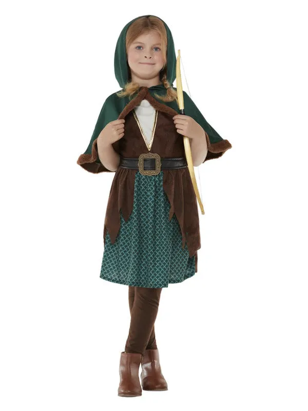 Deluxe Forest Archer Adventure Girls Costume