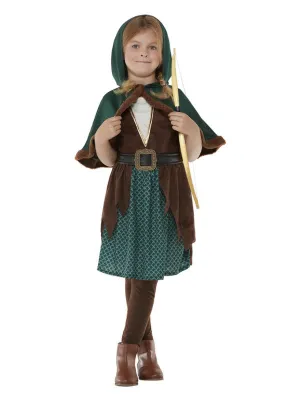 Deluxe Forest Archer Adventure Girls Costume