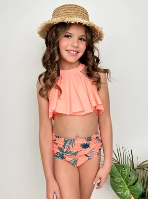 Divine Diva Halter Neck Two Piece Swimsuit