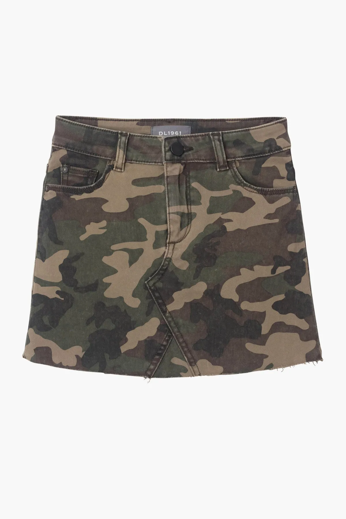 DL1961 Jenny Camo Jean Girls Skirt