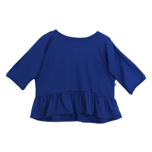 Duke & Duchesses Bernie Peplum Top - Royal Blue