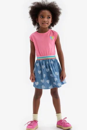 Girls Dress Hatley Bubblegum Hearts