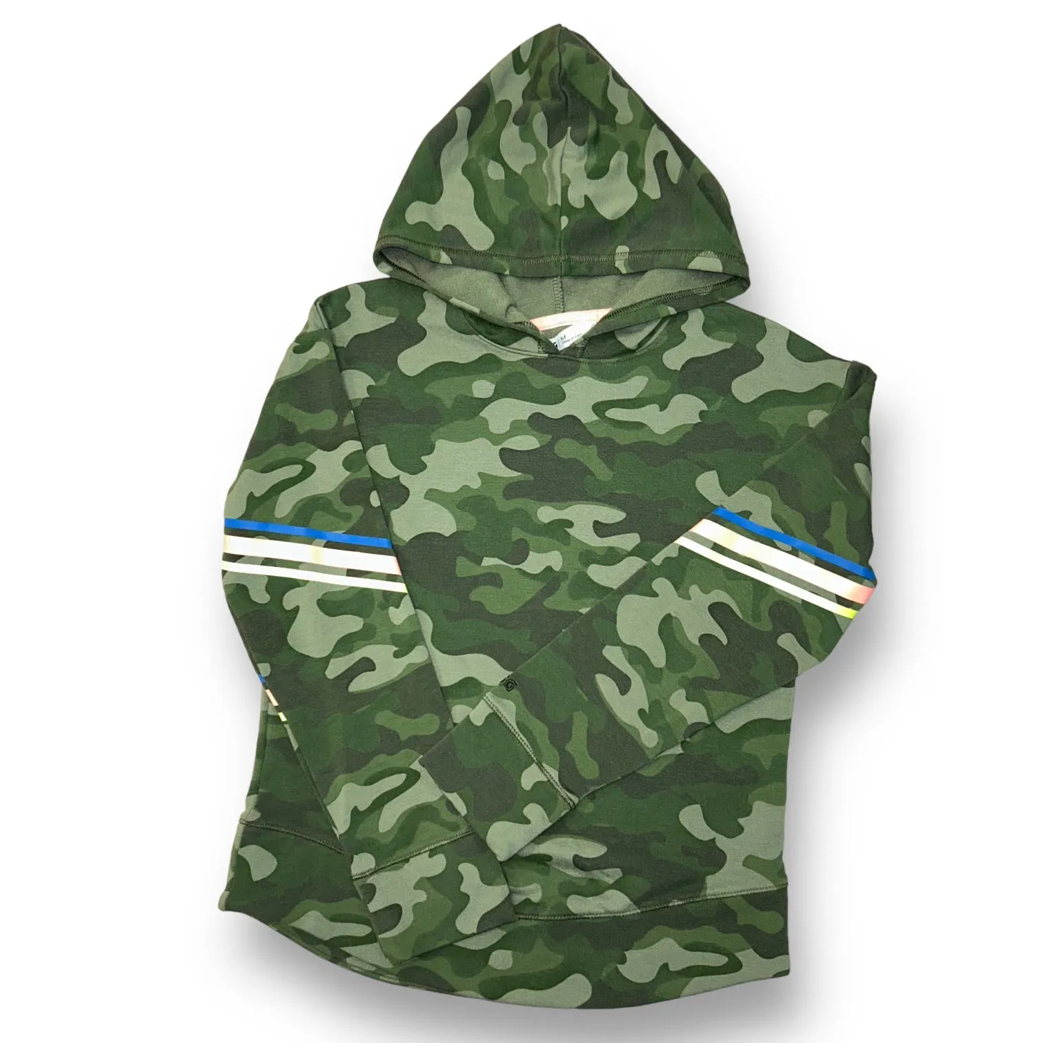 Girls DSG Size YMD 10/12 Camo Long Sleeve Hooded Sweatshirt