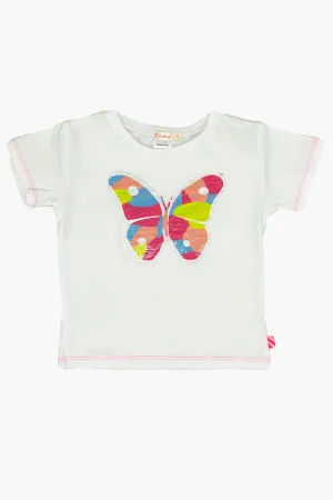 Girls Shirt Billieblush Butterfly T-Shirt