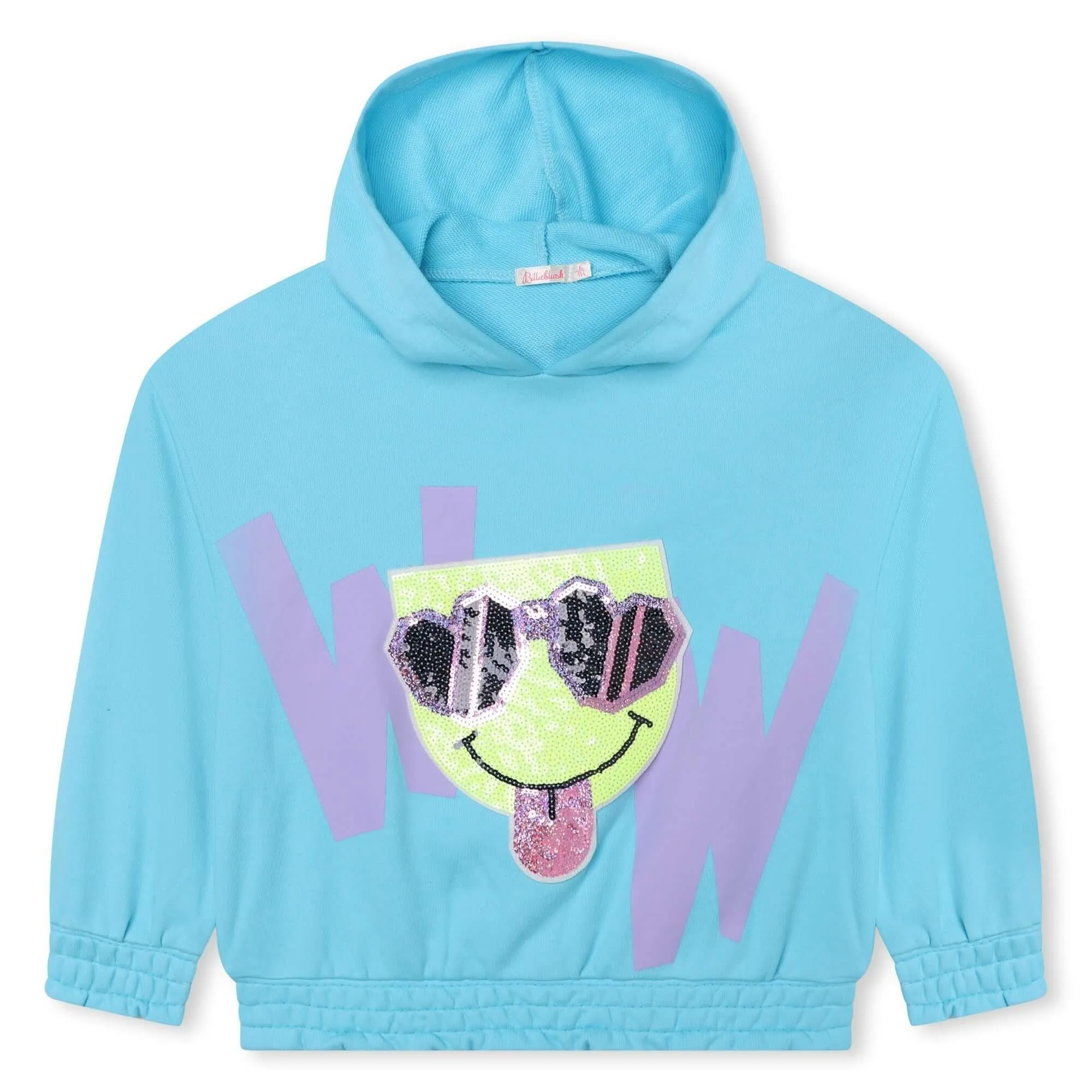 Girls Turquoise WOW Hoodie