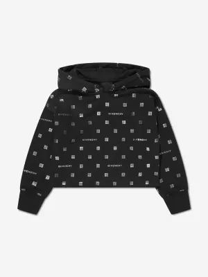 Givenchy Girls 4G Logo Hoodie in Black