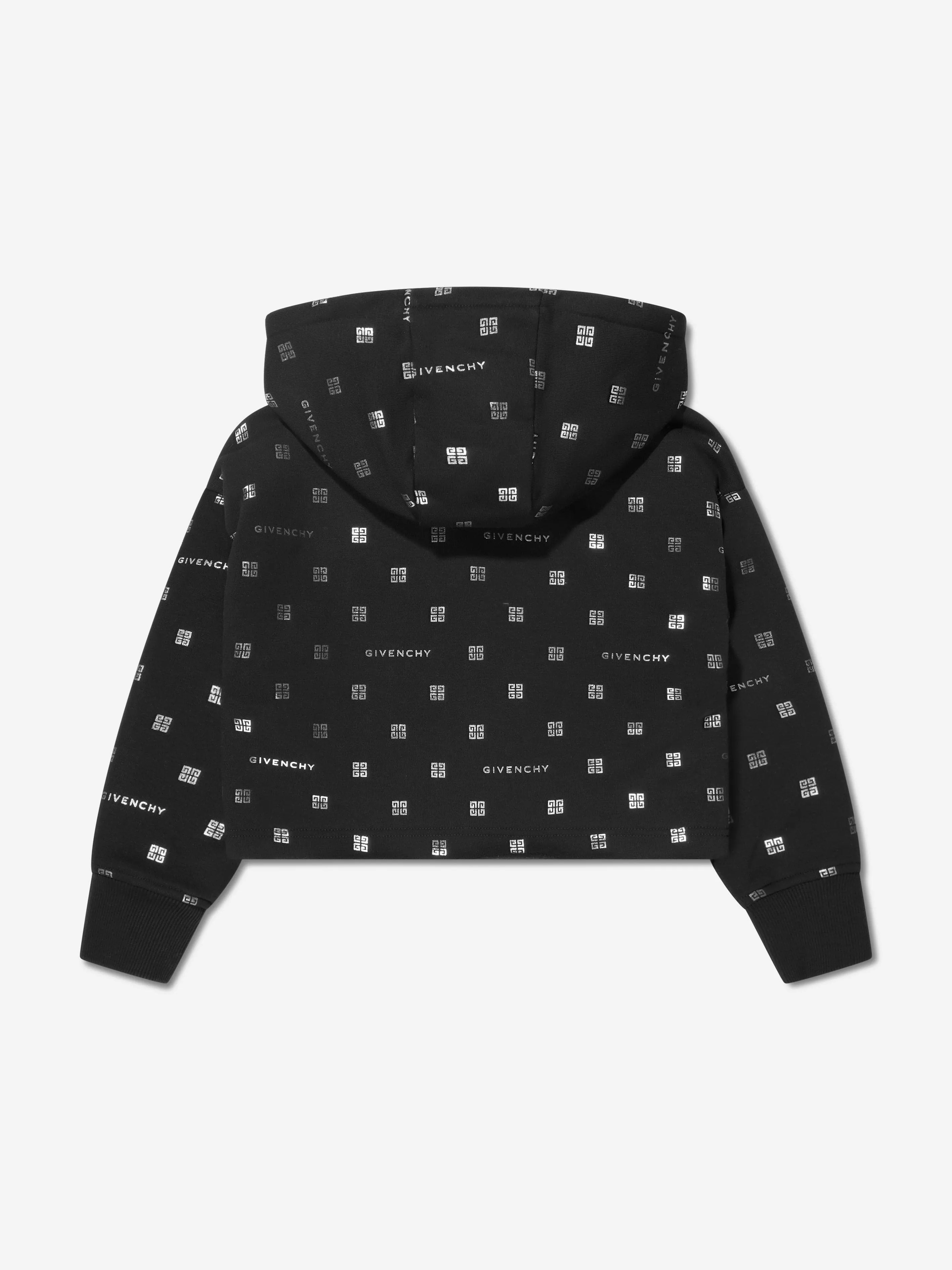 Givenchy Girls 4G Logo Hoodie in Black