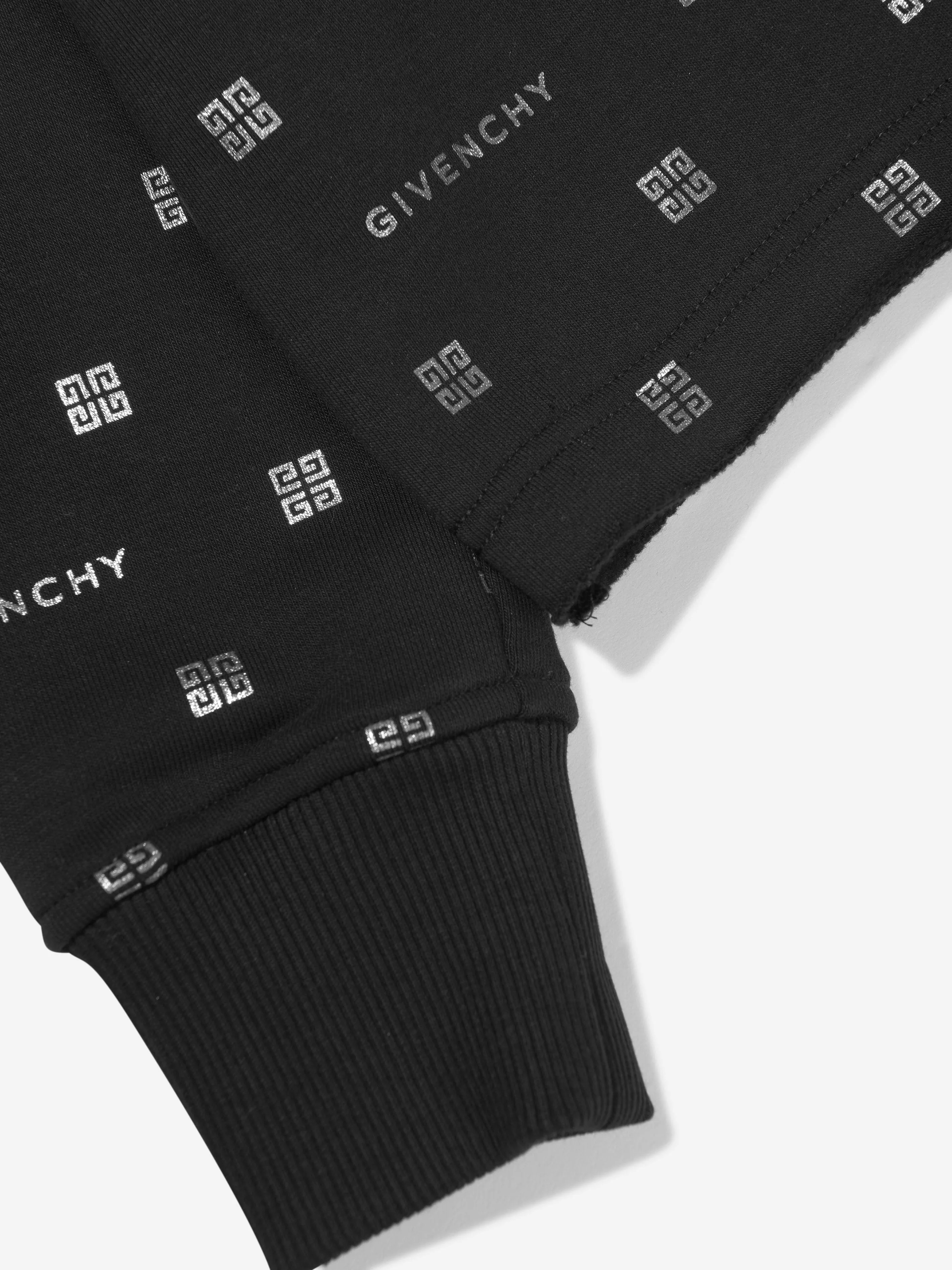 Givenchy Girls 4G Logo Hoodie in Black