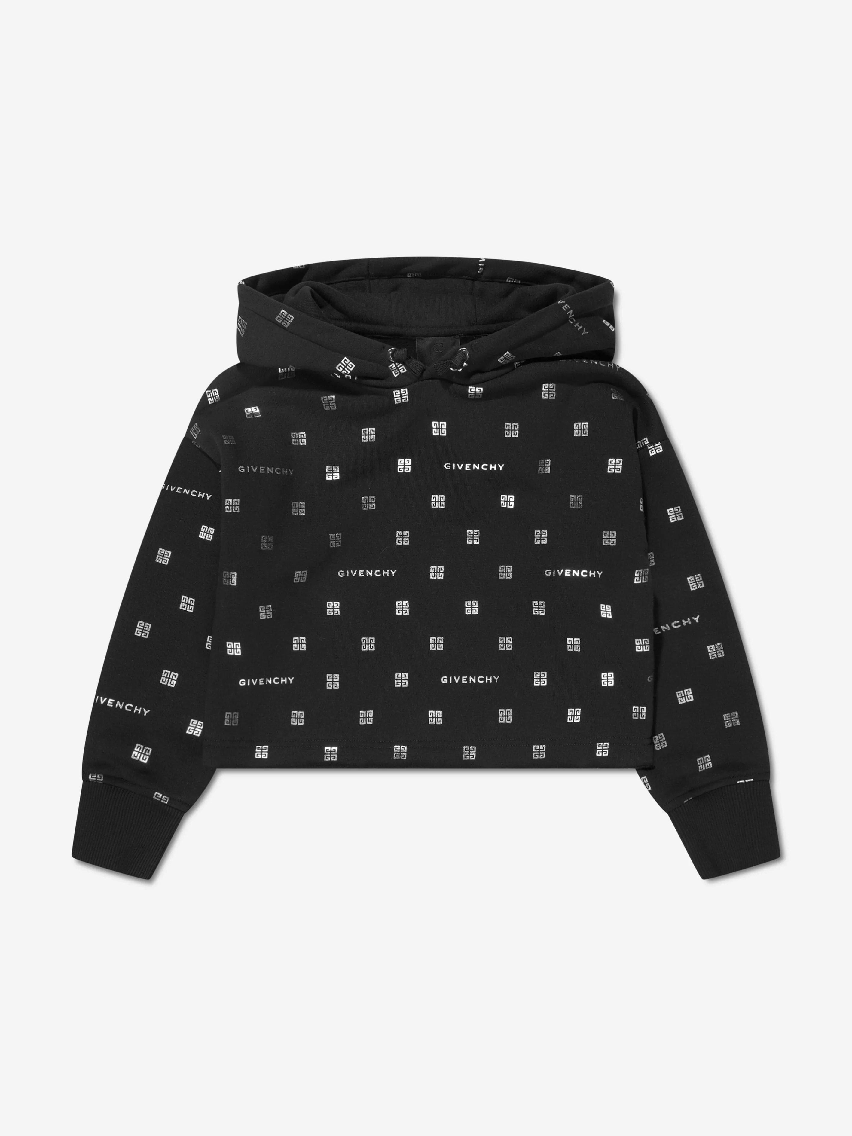 Givenchy Girls 4G Logo Hoodie in Black