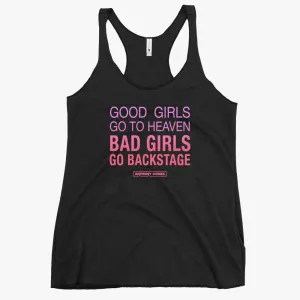 Good Girls/Bad Girls Women's Racerback Tank