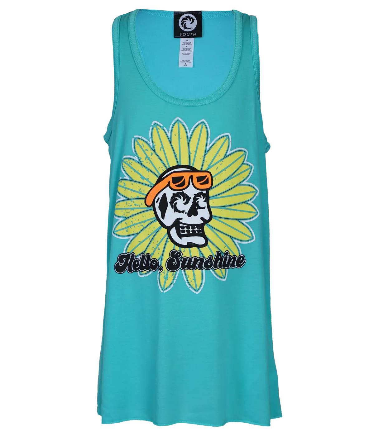 Hello Sunshine Youth Girls Tank Top