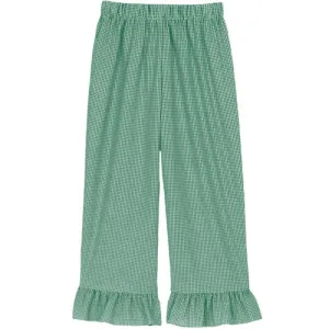 Kelly Classic Checks Ruffle Pants