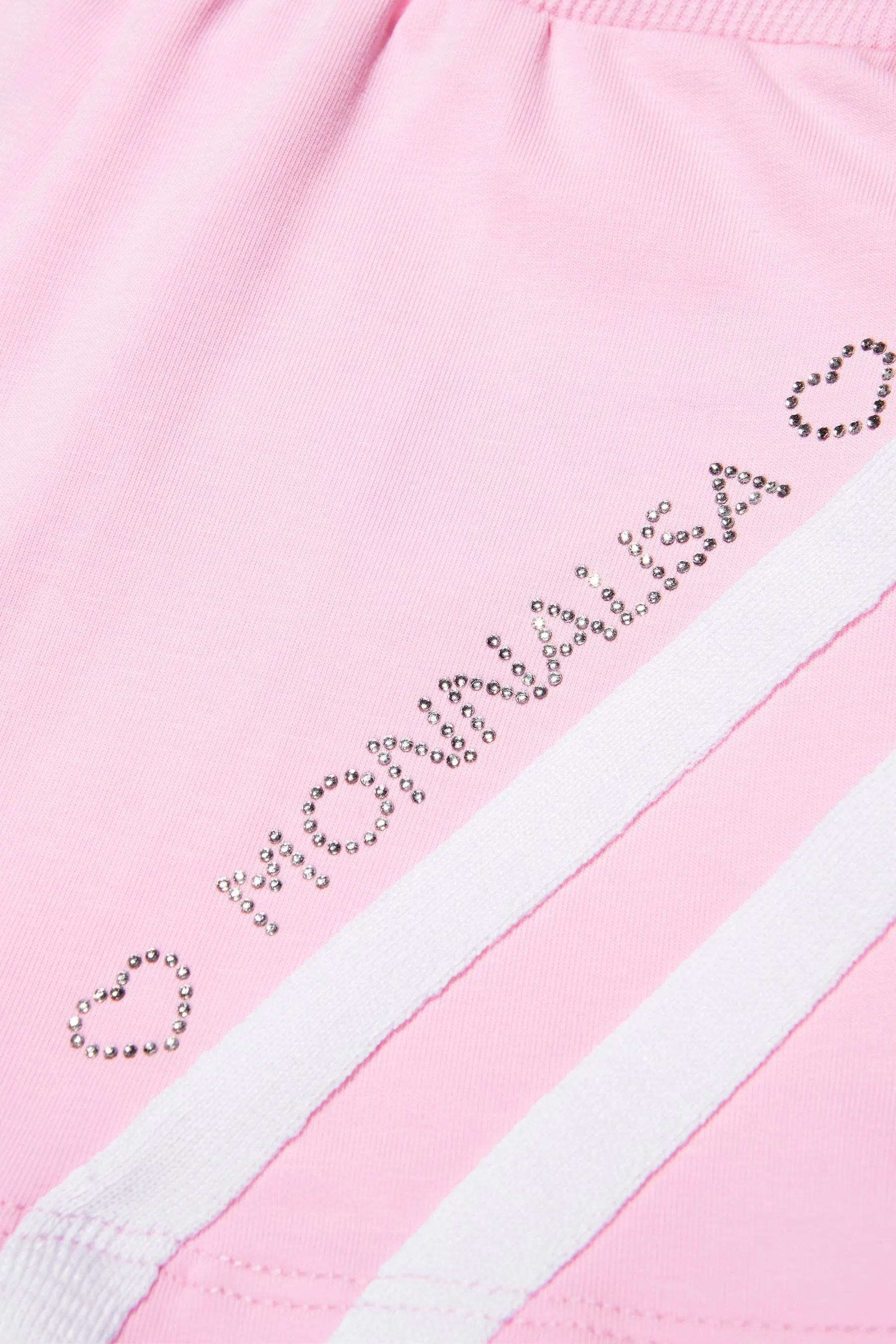 Monnalisa Girls Sporty Sweat Shorts In Pink