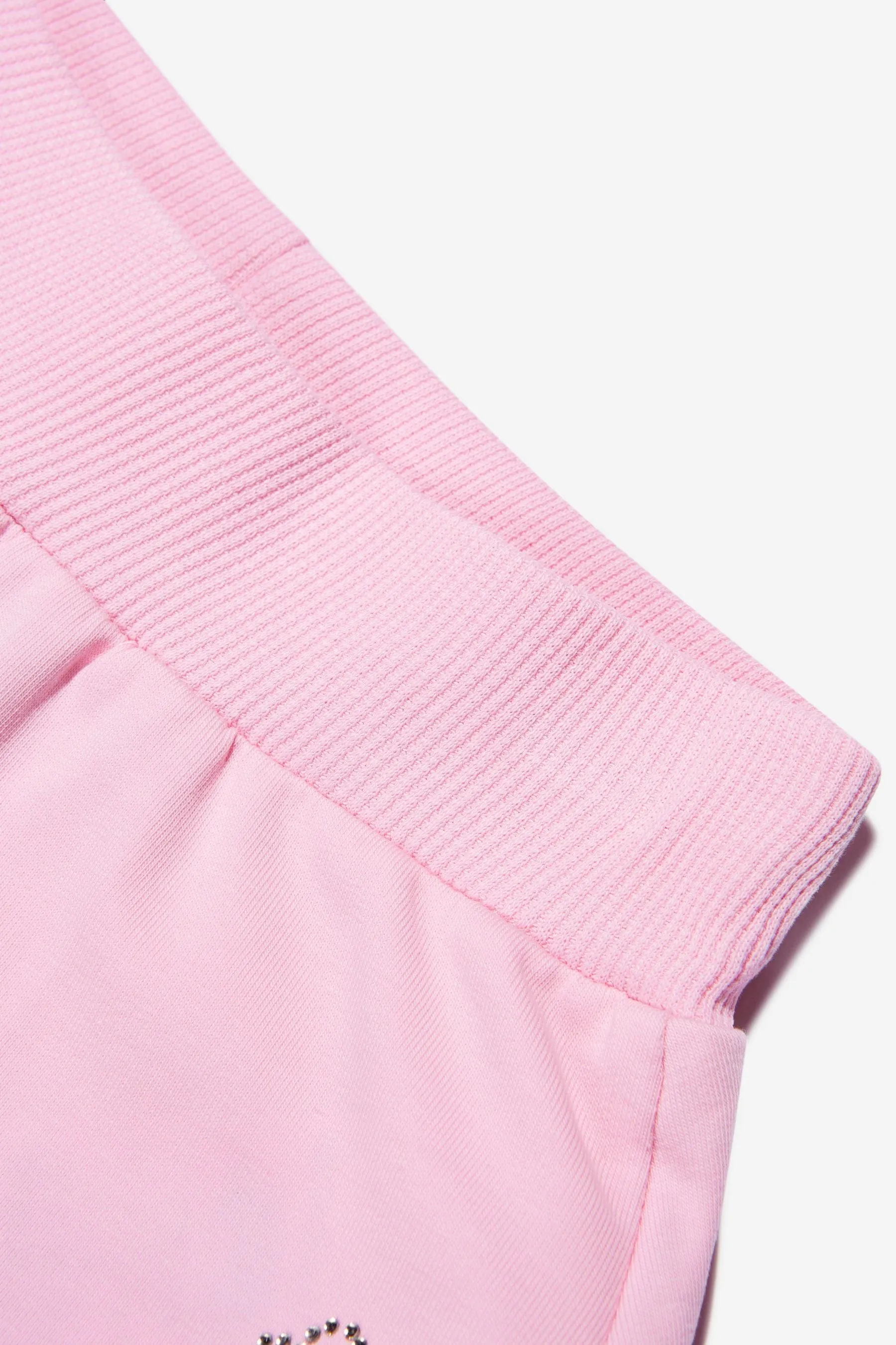 Monnalisa Girls Sporty Sweat Shorts In Pink