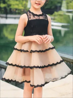 Nature's Blessings Tiered Tulle Party Dress