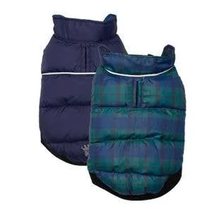 Navy / Plaid Flex-Fit Reversible Puffer