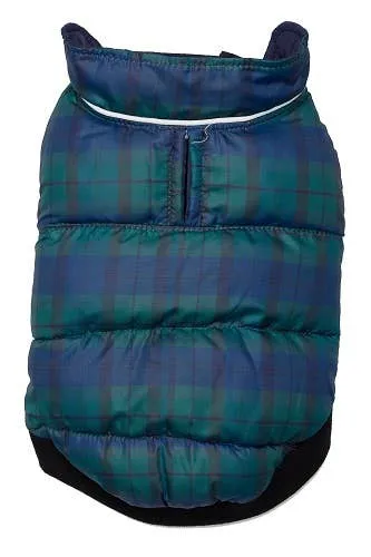 Navy / Plaid Flex-Fit Reversible Puffer