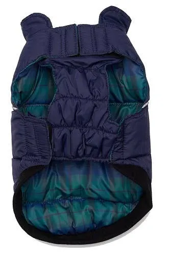 Navy / Plaid Flex-Fit Reversible Puffer