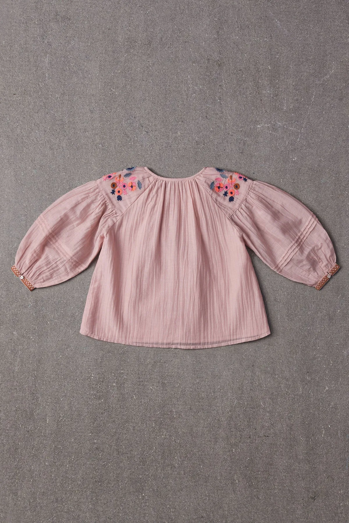 Nellystella Hellena Girls Blouse - Peony Petal