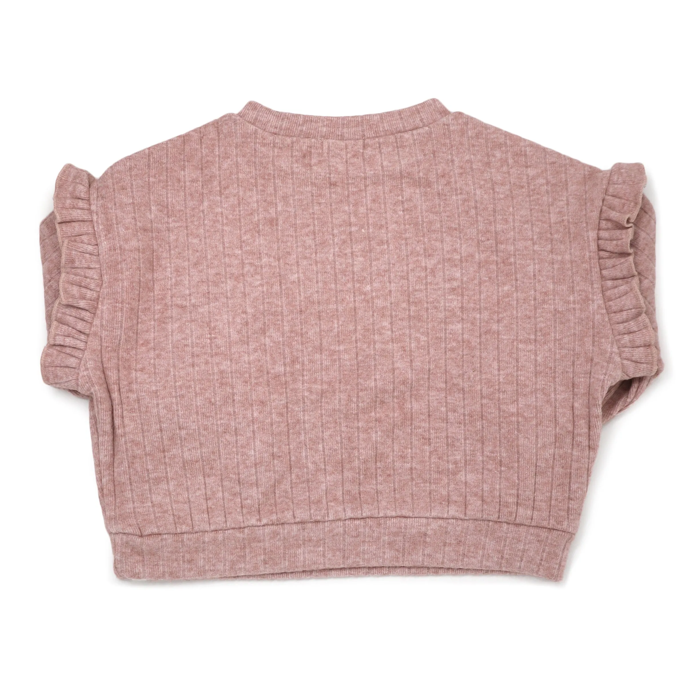 oh baby! Wide Rib Sweater Knit Millie Slouch - Blush