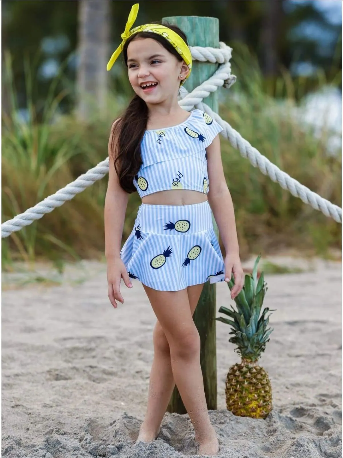 Pineapple Paradise Two Piece Swimsuit