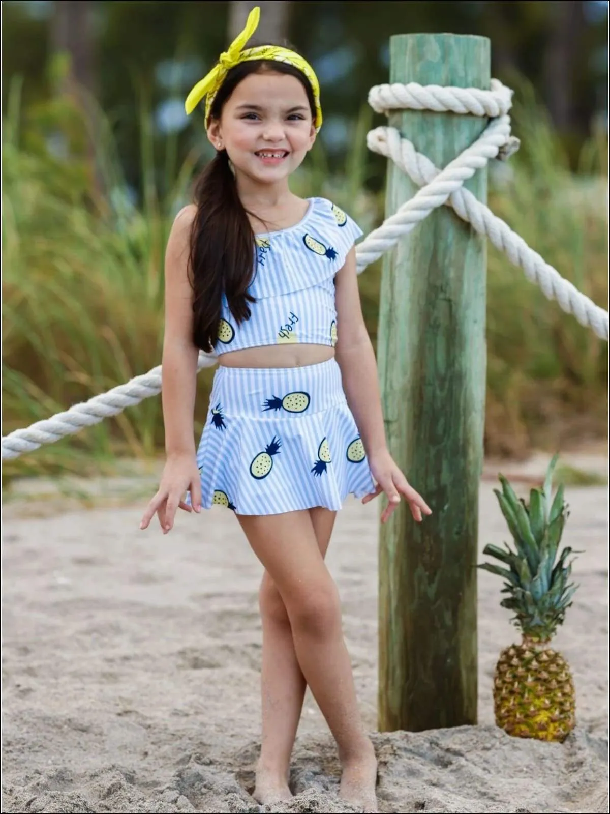 Pineapple Paradise Two Piece Swimsuit