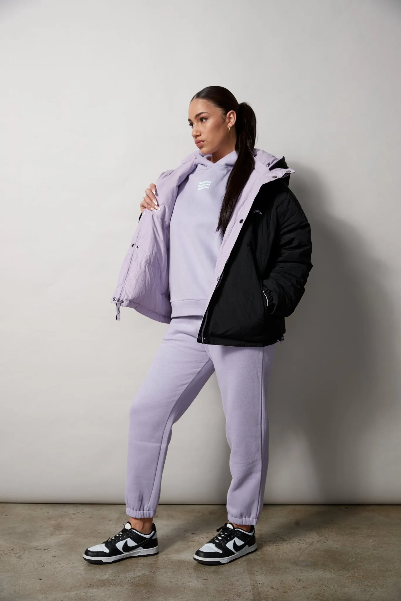 Reversible Puffer Jacket 2.0 (Lilac/Black)