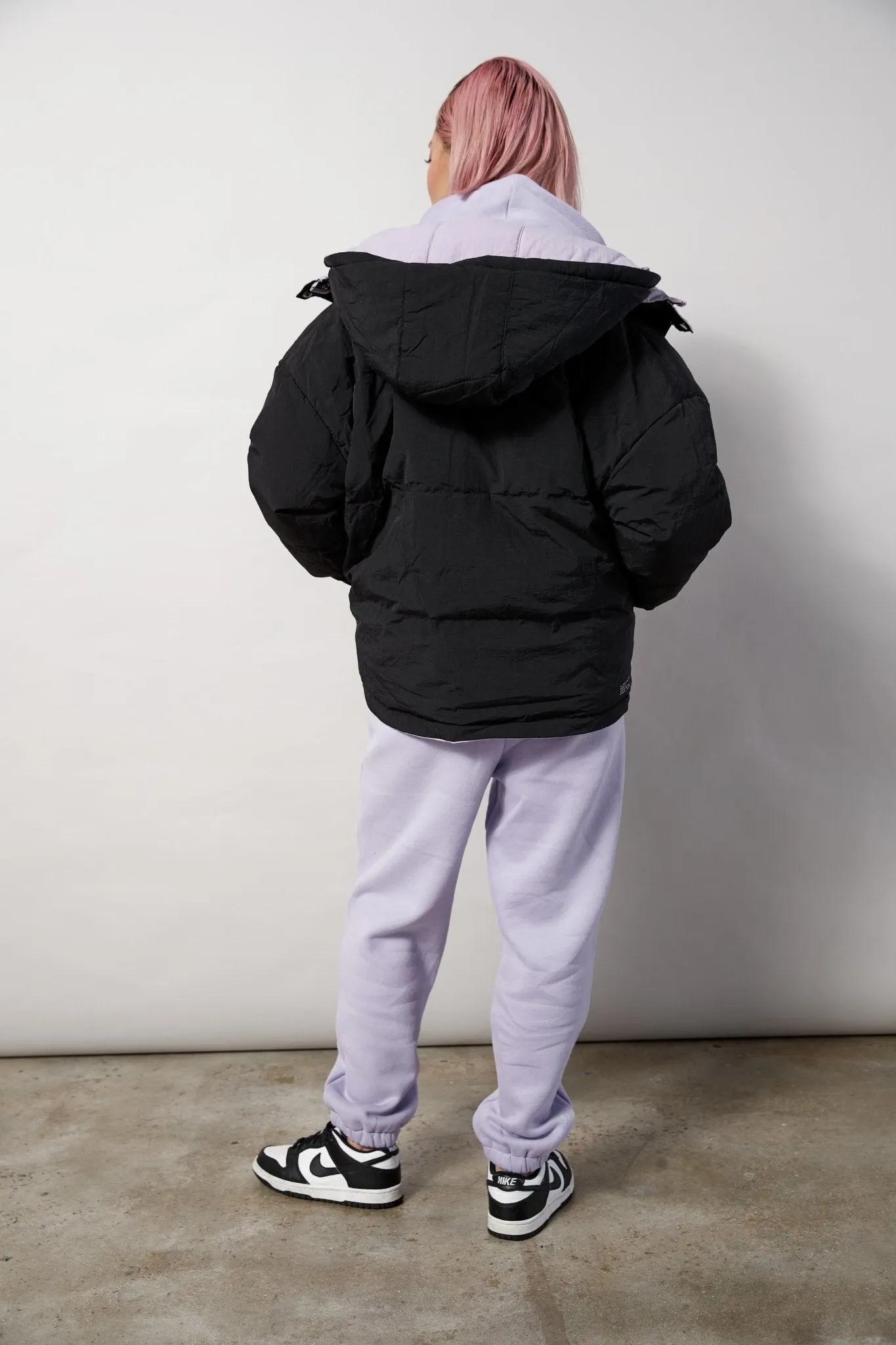 Reversible Puffer Jacket 2.0 (Lilac/Black)