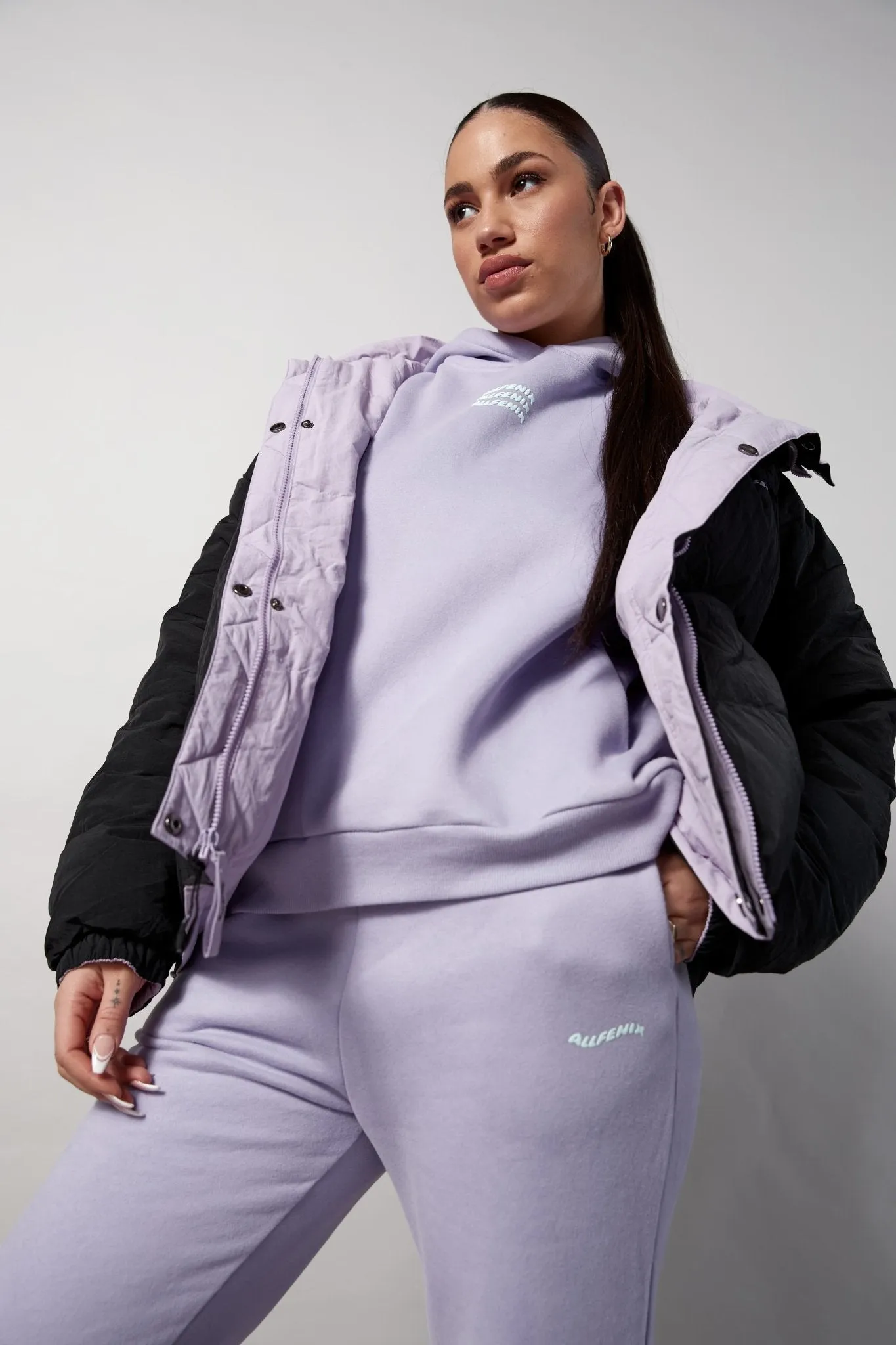 Reversible Puffer Jacket 2.0 (Lilac/Black)