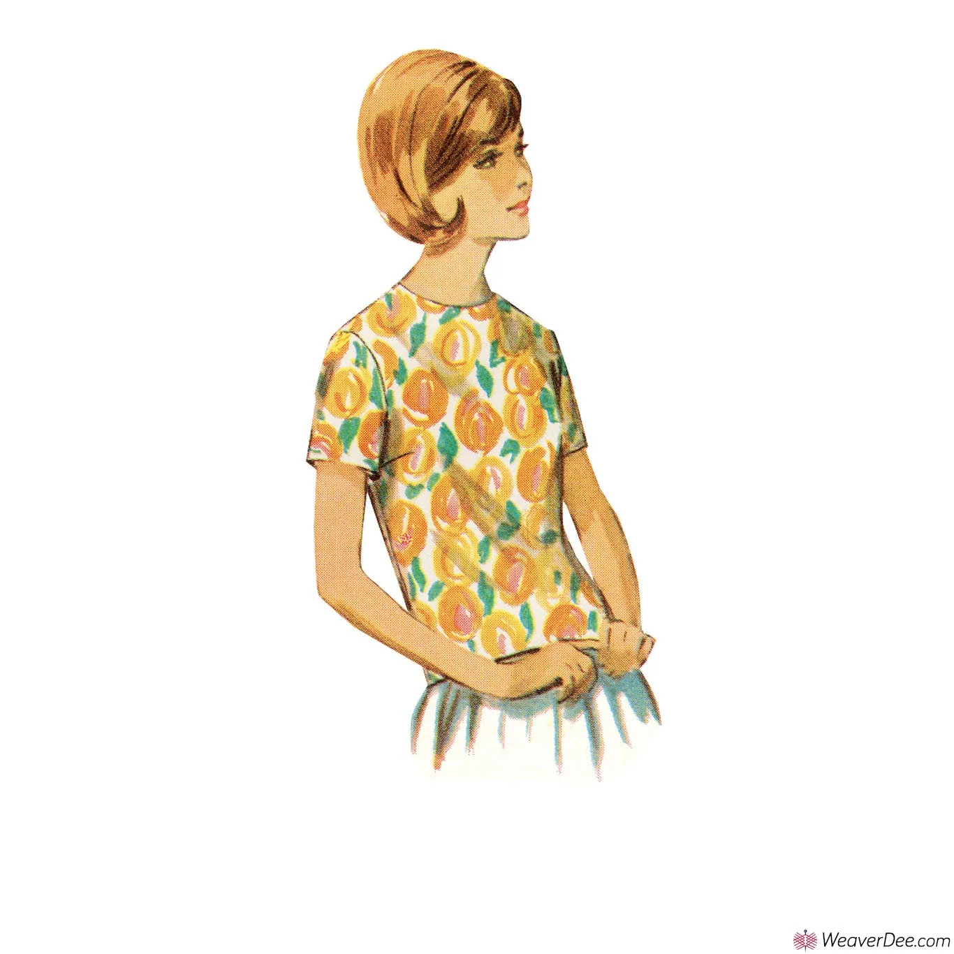 Simplicity Pattern S9386 Misses' Blouses - Vintage 1960s