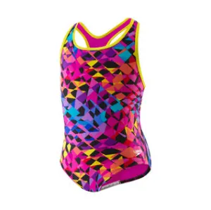 SPEEDO Girls Spectrum Split Keyhole 4-6X