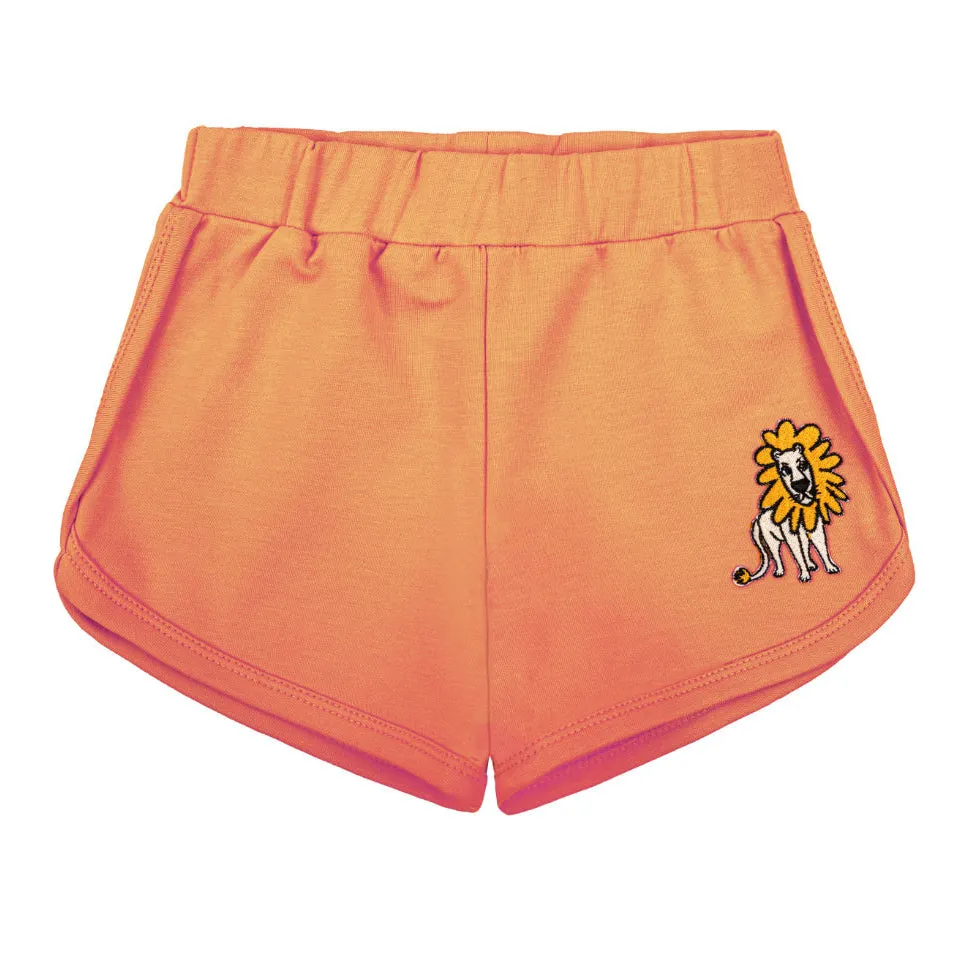 Sporty shorts- lion orange